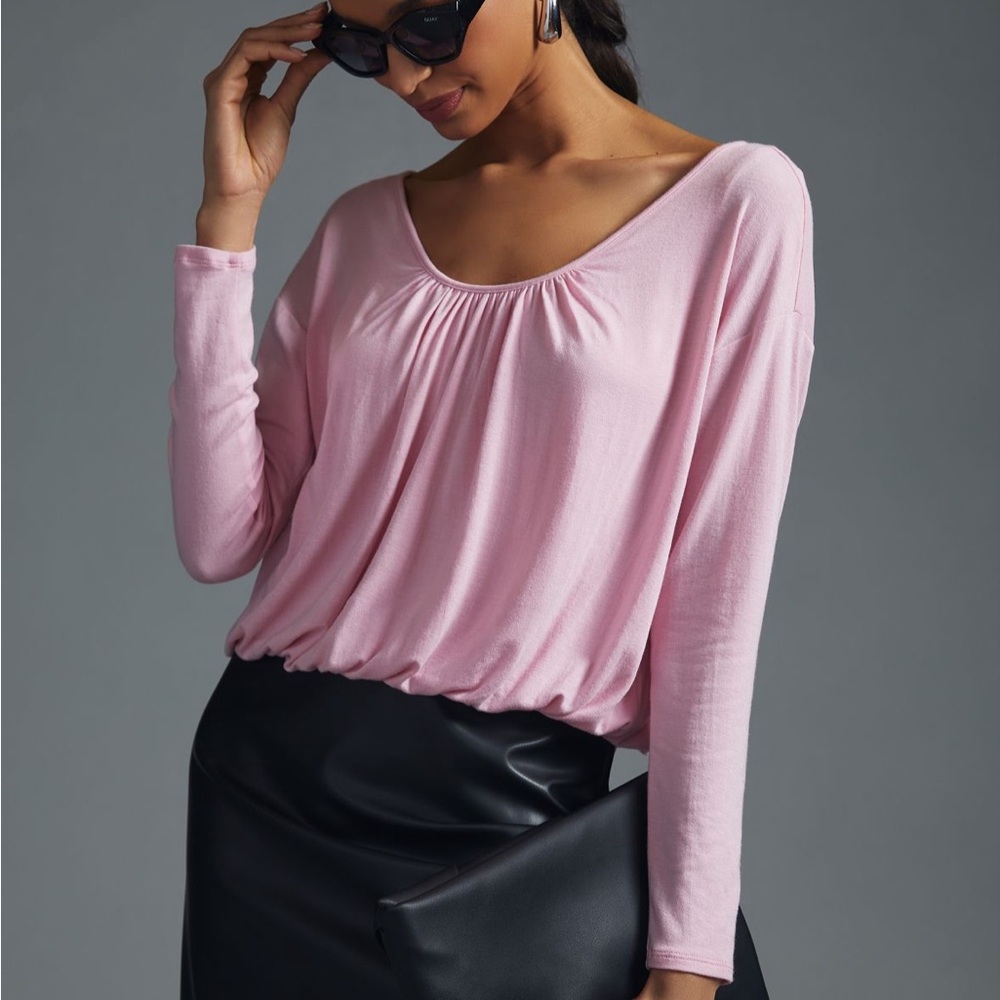 Maeve long sleeve bubble top size medium